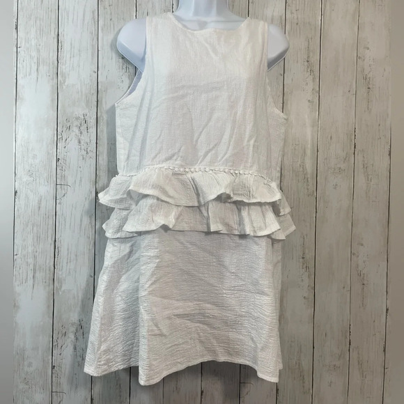 Polly Tiered Open Back Tie Dress 6 - Picture 1 of 8